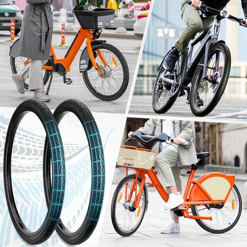 إطار دراجة مقاس 24 بوصة، عبوتان من إطارات الدراجات مقاس 24 × 1.75 مع صمام شريدر، وإطار دراجة مقاس 24 × 1.75 وأنبوب مع رافعتين للإطارات، إطار دراجات ركاب المدينة قابل للطي لإطارات الدراجات مقاس 24 بوصة × 1.65/1.70/1.75/1.80 in Kuwait