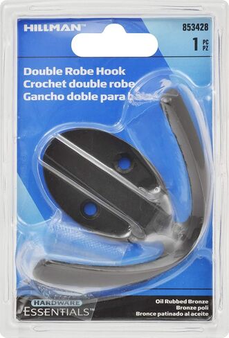 853428 Double Robe Hooks Oil Rubbed Bronze 1-Pack in Saudi Arabia
