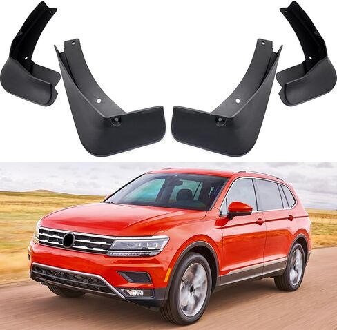 Car Mudguard Fender Mud Flaps Splash Guards Compatible with VW Tiguan 2018 2019 2020 2021 2022 2023 2024(Not fit a Tiguan R-Line) in Saudi Arabia