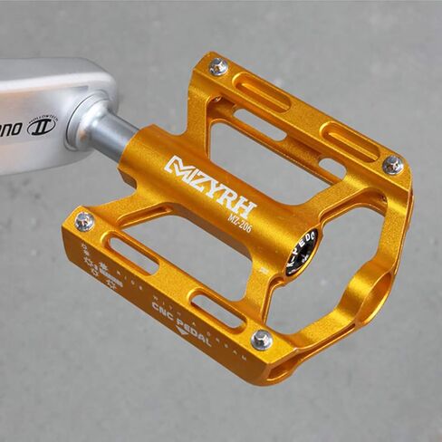 ThinkTop Mountain Bike Platform Pedals for MTB BMX, Ultralight 9/16 Bicycle Pedal Flat Aluminum, 3 Bearing Sealed Ever Lubricate in Kuwait