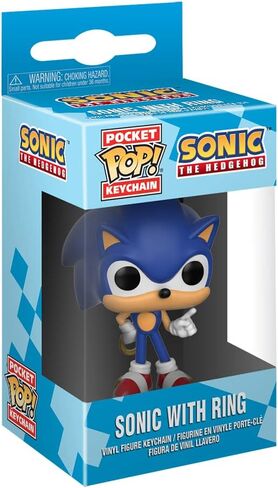 Funko Pop! Keychain: Games - Sonic with Ring Collectible Toy in Saudi Arabia