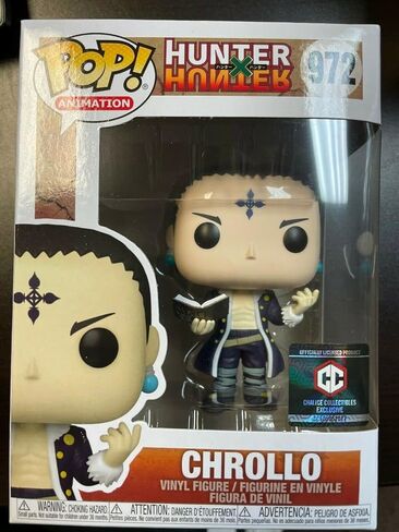 Funko Pop! Animation - Hunter X Hunter: Chrollo Exclusive Mulitcolor Collectible #972 With Pop Protector in Saudi Arabia