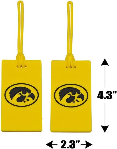 Pack of 2 Iowa Hawkeyes Luggage Tags in Kuwait