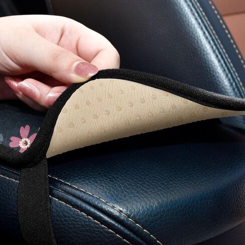 Little Pink Flowers Car Armrest Cover Pad Accessories Interior Protection 7.5x12.6inch Car Handrail Box Cushion for Most Vehicle, SUV, Car in Saudi Arabia
