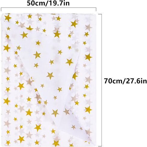30Pcs Tissue Paper for Gift Bags, Gift Wrapping Paper Sheets 20" x 28" Tissue Paper Gift Wrap Bulk for DIY and Craft in Saudi Arabia