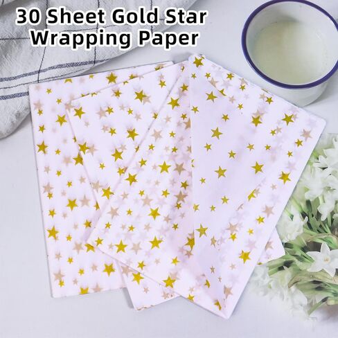 30Pcs Tissue Paper for Gift Bags, Gift Wrapping Paper Sheets 20" x 28" Tissue Paper Gift Wrap Bulk for DIY and Craft in Saudi Arabia