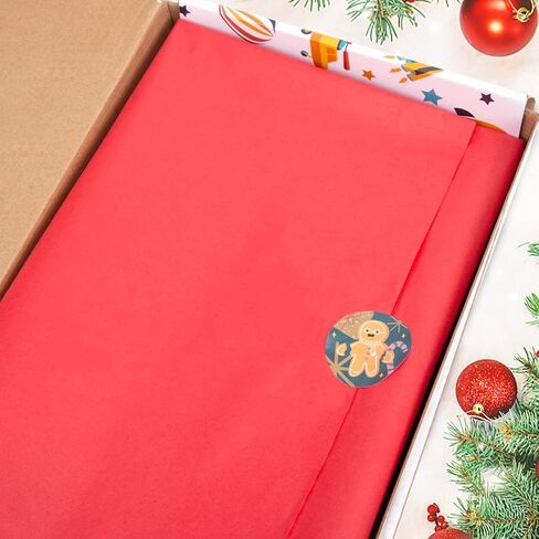 Shindel 180 ورقة مناديل ورقية لتغليف الهدايا، 20 × 28 بوصة مناديل عيد الميلاد لحقائب الهدايا هدايا عيد الميلاد وحرف العطلات in Kuwait