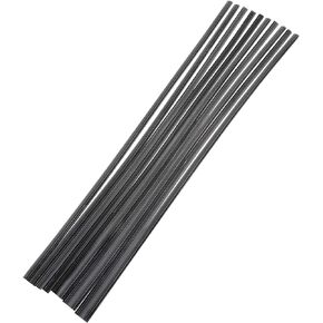 Veemoon 10pcs 6mm Windshield Wiper Blades Refills Silicone Frameless Wipers Insert Rubber Strips for Car Auto Boneless Wipers