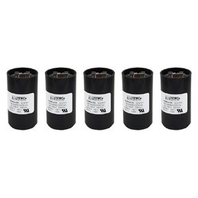 TEMCo 88-106 uf/MFD 330 VAC volts Round Start Capacitor 50/60 Hz AC Electric - Lot -1
