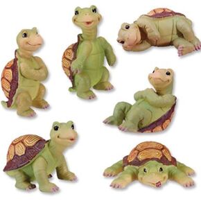 Turtles Collectible Statue, Set of 6