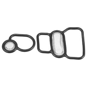 ACROPIX VTEC Solenoid Gasket Spool Valve Filter Screen Fit for Honda Civic - Pack of 2 Black
