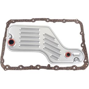 5R55W 5R55S Transmission Oil Filter Oil Pan Gasket Kit Filter Compatible with Ford Explorer Mountaineer 2001-2016
