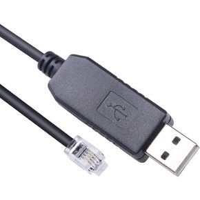 USB-RS232-RJ9 for celestron Scope Control Cable, nexstar Hand Control Upgrade Cable (6ft, USB to RJ9)