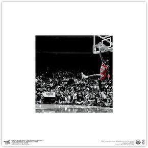Trends International Gallery Pops Michael Jordan - Flight Progression Sequence 6 Wall Art Wall Poster, 12.00" x 12.00", Black Frame Version