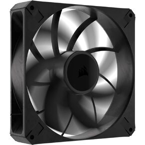 CORSAIR RS120 MAX 120mm PWM Thick Fan – High Static Pressure – Liquid Crystal Polymer Construction – Single Fan – Black