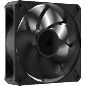 CORSAIR RS140 MAX مروحة بسمك 140 مم PWM – ضغط ثابت عالي – هيكل بوليمر كريستالي سائل – مروحة واحدة – أسود