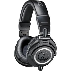 audio-technica ATH-M50x Professional Studio Monitor Headphones (Renewed)