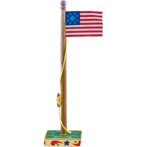 Department 56 Jim Shore Heartwood Village Flag Accesssory