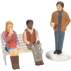 Department 56 Original Snow Village Village Accessories Hipsters Figurine Set, 3.39 Inch, Multicolor