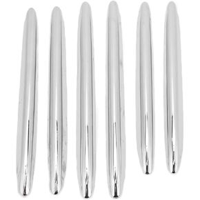 Fydun 6Pcs Car Engine Hood Vent Grille Cover Trim Chrome Car Accessories for Benz R172 SLK 2011‑2019
