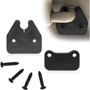 Upgrade Aluminum Sun Visor Repair Kit, Heavy Duty Sun Visor Clips, Compatible with DO-DGE RAM 1500 TRUCKS 2019-2023 Heavy Duty Sun Visor Clips Fix Replacement, 1Set Black