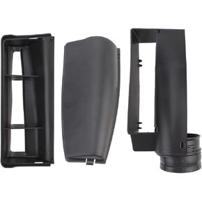 مجموعة مجاري مدخل دليل مدخل الهواء 3 قطع من AUTOKAY تناسب Audi A3 Jetta GLI GTI MK5 EOS Re #1K0805971C9B9, 1K0805965J9B9, 1K0805962E9B9