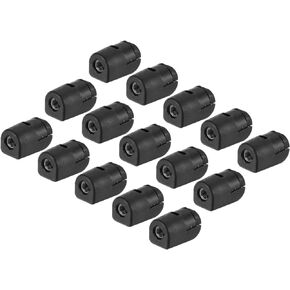 uxcell Gas Spring Strut M6 Joint Fitting Female Threaded Connectors Steel Black, 15Pcs