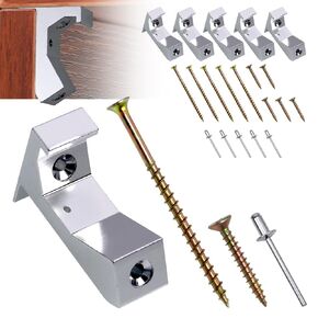 Squeaky Wood Relief Floor Repair Kit Can be Safely Used on Any 5/8 inch or Thicker subfloor,Eliminating Squeaky Floor Sounds,with Holes(White,6 Pcs)