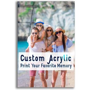 Your Photo or Image Printed on Custom Acrylic Wall Art, 48"x16" Horizontal