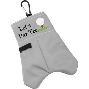 BLUPARK Funny Golf Ball Storage Bag Golf Lover Gift Let's Par Tee Golf Ball Storage Bag for Golfer