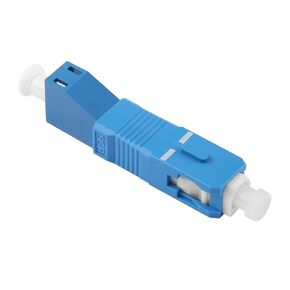 QIANRENON SC Male to LC Female Singlemode Adapter SM 9/125μm SC/UPC to LC/UPC Hybrid Fibre Simplex Converter SC-LC Coupler, for Fibre Optic Network/Patch Panel Optical Power Meter Red Light Pen