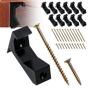 Squeaky Wood Relief Floor Repair Kit Can be Safely Used on Any 5/8 inch or Thicker subfloor,Eliminating Squeaky Floor Sounds,Without Holes(Black,24 Pcs)