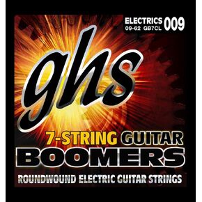 GHS Boomer 7-String Custom Light Electric Guitar Set (9-62) - MODEL GB7CL