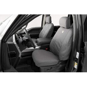 Covercraft Carhartt SeatSaver Front Row Custom Fit Seat Cover for Select Chevrolet/GMC Models - Duck Weave (Brown)