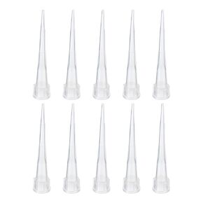 PATIKIL 200ul Pipette Tips, 100 Pcs PP Plastic Autoclavable Universal Liquid Transfer Pipette Pipettor Tips with Measurements for Laboratory, Yellow
