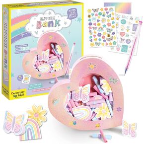 Creativity for Kids Happiness Bank - Craft Kits for Girls and Boys, Kids Toys - Mindfulness Craft for Kids Ages 7-10+