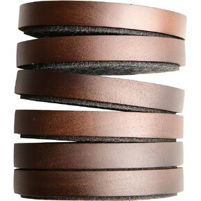 Wood Coaster for Drinks, 4.3 Inch, Set of 6, Absorbent and Insulation Felt Stackable Cup Holders, Coasters for Wooden Table, Designed by S1EGAN