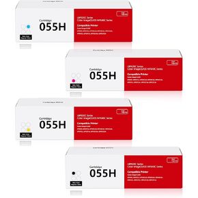 خرطوشة حبر بديلة 055H 055 لطابعة Canon 055H 055 متوافقة مع طابعة Canon Color ImageCLASS LBP663cdw MF742Cdw MF744cdw MF746Cdw MF743Cdw MF741Cdw in Kuwait
