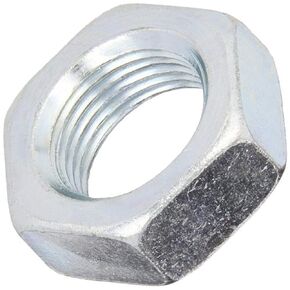 Small Parts 14NJ Steel Hex Jam Nut, Zinc Plated Finish, Grade 2, ASME B18.2.2, 1/4"-20 Thread Size, 7/16" Width Across Flats, 5/32" Thick (Pack of 100)