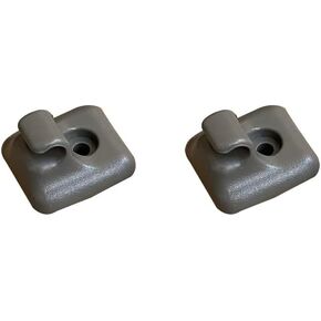 Gray 2 PCS Sun Visor Clips Compatible with Dodge Ram 1994-2001 Jeep Grand Cherokee 1993-1998