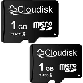 حزمة من 2 بطاقة Micro SD بطاقة ذاكرة فلاش 2 جيجابايت C6 مع ​​محول SD (2 جيجابايت) in Kuwait