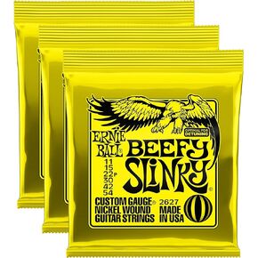 Ernie Ball 2627 Beefy Slinky 11-54 (3 Pack Bundle)