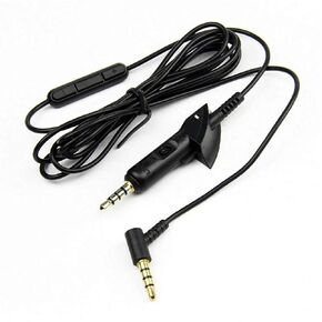 Audio Cable Replacement Cord Line Compatible with Bose QC15 QuietComfort QC 15 Headphone (Inline Mic Remote)