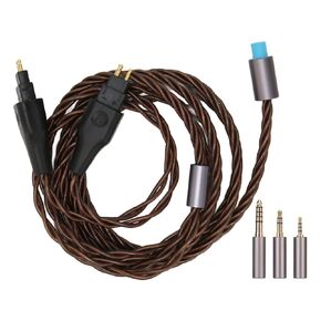 Earphone Cable for HD650 HD660S HD6XX HD600 HD660 HD580 Lossless Sound, Superior Performance, Three Frequency Balance, Widely Compatible with 2.5MM, 3.5MM, 4.4MM Plugs