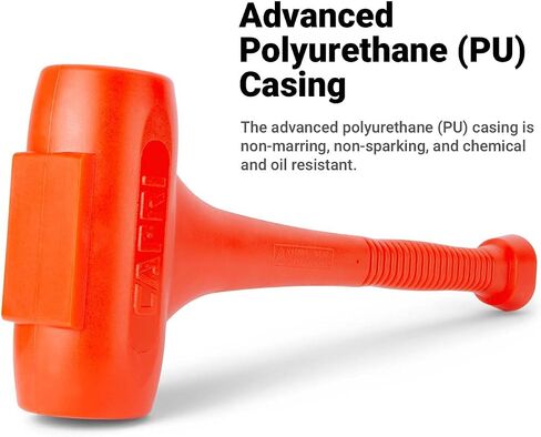 Capri Tools 10097 Dead Blow Hammer, 2 lb., Orange in Saudi Arabia