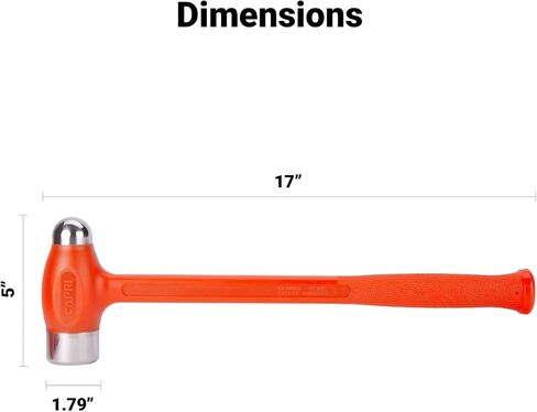 Capri Tools 10097 Dead Blow Hammer, 2 lb., Orange in Saudi Arabia