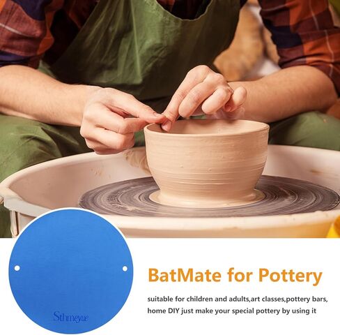 Sthmeyue Professional Ceramic Bat for Pottery and Ceramics, 14 Inches, Blue in Kuwait