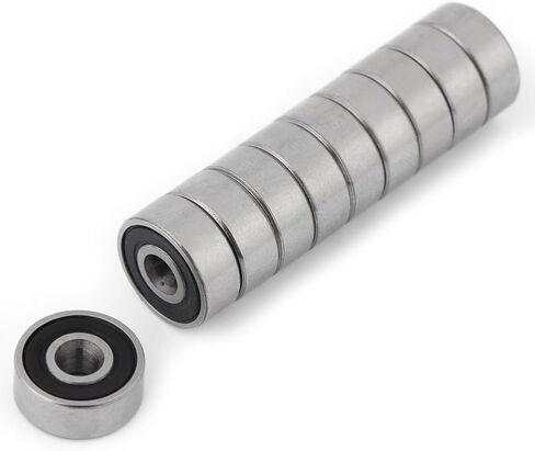 10pcs 623-2RS Deep Groove Ball Bearing Double Rubber Sealed Steel Miniature Ball Bearing 3x10x4mm Other Bearings Spherical Plain Bearing Double Rubber Sealed Steel deep Groove Ball Bearings in Saudi Arabia