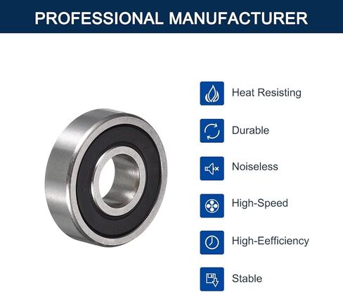 10pcs 623-2RS Deep Groove Ball Bearing Double Rubber Sealed Steel Miniature Ball Bearing 3x10x4mm Other Bearings Spherical Plain Bearing Double Rubber Sealed Steel deep Groove Ball Bearings in Saudi Arabia