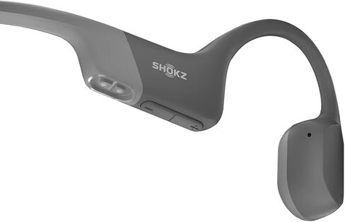 SHOKZ OpenRun Bluetooth Bone Conduction Running Headphones - SS23 - One - Grey in Kuwait